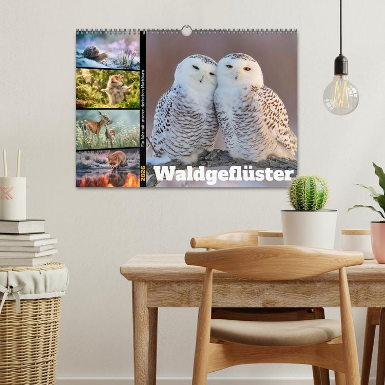 Produktbild: Waldgefl&uuml;ster (Wandkalender 2026 DIN A3 quer), CALVENDO Monatskalender
