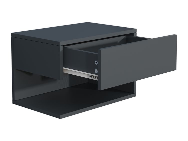 Produktbild: Wandschublade Wand H&auml;nge Nachttisch Usal XL 45cm