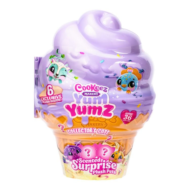 Produktbild: Moose Toys 300318 - Cookeez Makery, Yum Yumz Collectors Case Multi-Pack S2, enth&auml;lt 6 exklusive Pl&uuml;schtiere
