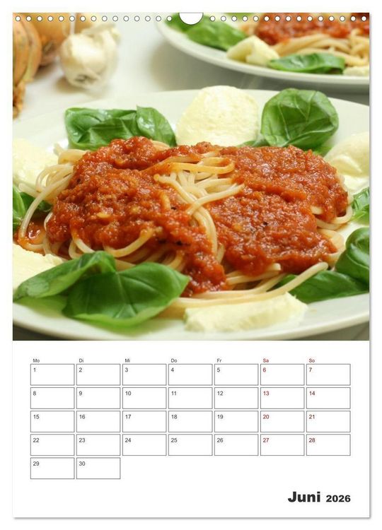 Produktbild: Leckeres mit Tomate (Wandkalender 2026 DIN A3 hoch), CALVENDO Monatskalender
