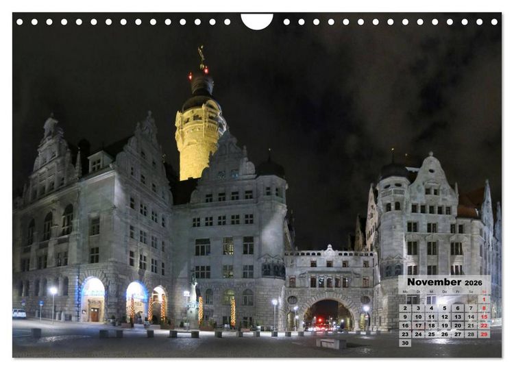 Produktbild: 1000 Jahre Leipzig (1015 - 2026) (Wandkalender 2026 DIN A4 quer), CALVENDO Monatskalender