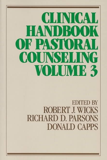 Produktbild: Clinical Handbook of Pastoral Counseling, Vol. 3