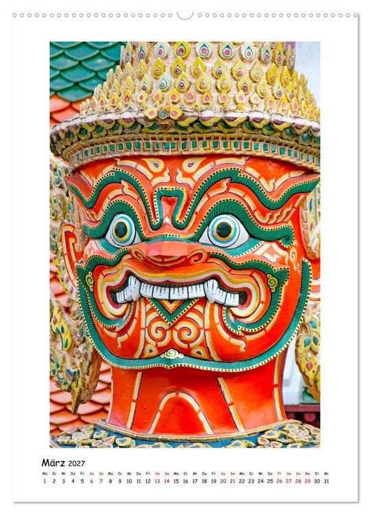 Produktbild: Grand Palace - ber&uuml;hmteste Sehensw&uuml;rdigkeit Bangkoks (Wandkalender 2027 DIN A2 hoch), CALVENDO Monatskalender