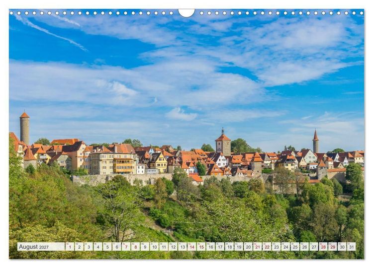 Produktbild: Ein Spaziergang durch Rothenburg ob der Tauber (Wandkalender 2027 DIN A3 quer), CALVENDO Monatskalender