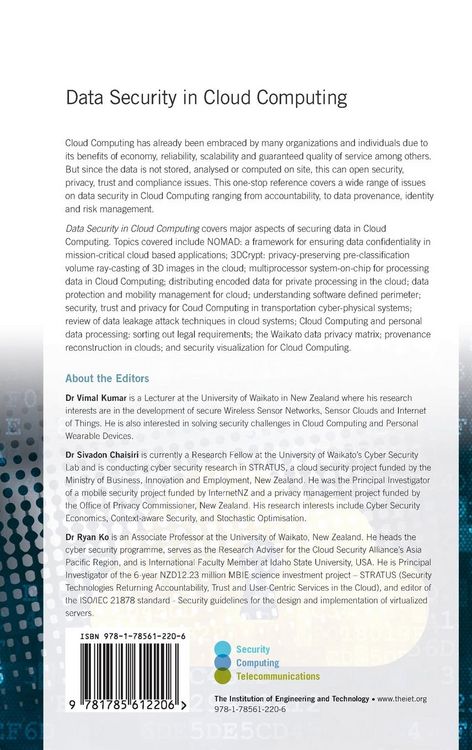 Produktbild: Data Security in Cloud Computing