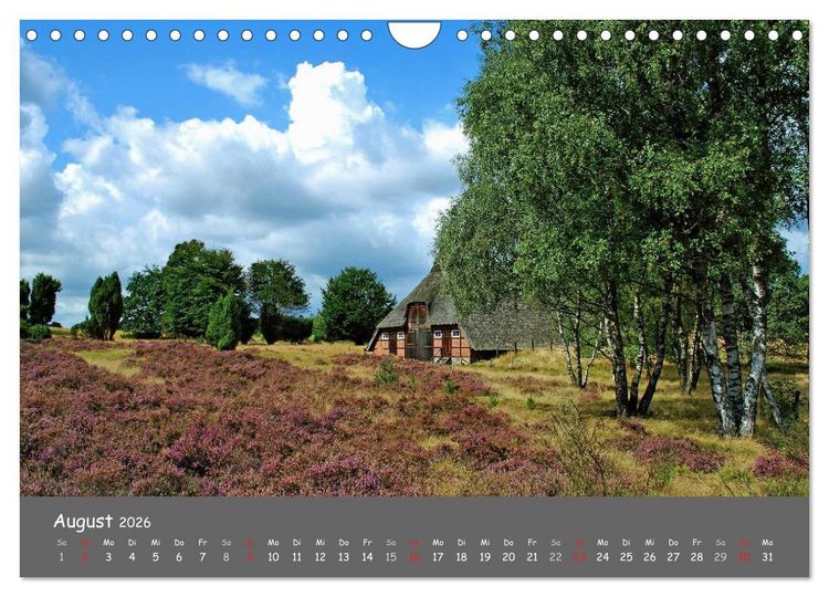 Produktbild: Wundersch&ouml;ne Landschaften des Nordens (Wandkalender 2026 DIN A4 quer), CALVENDO Monatskalender