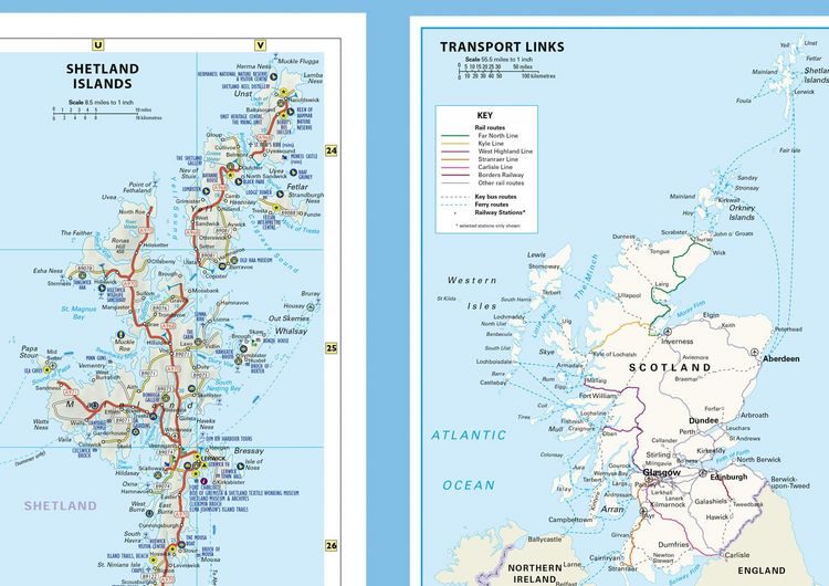 Produktbild: Scotland Touring Map
