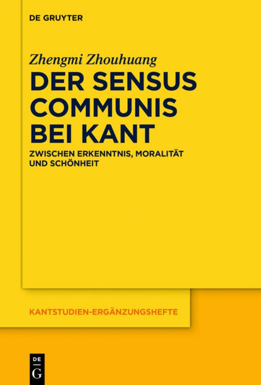 Produktbild: Der sensus communis bei Kant