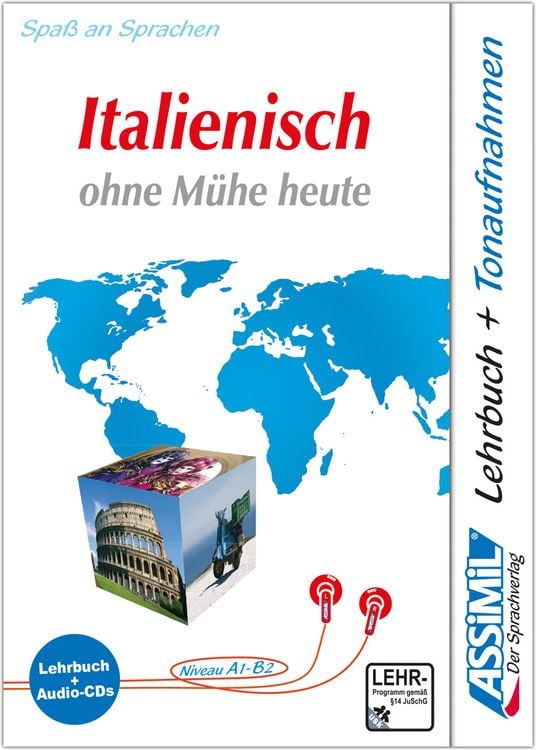 Produktbild: ASSiMiL Italienisch ohne M&uuml;he heute - Audio-Sprachkurs - Niveau A1-B2