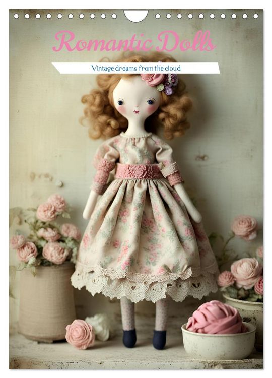 Produktbild: Romantic Dolls (Wall Calendar 2026 DIN A4 portrait), CALVENDO 12 Month Wall Calendar