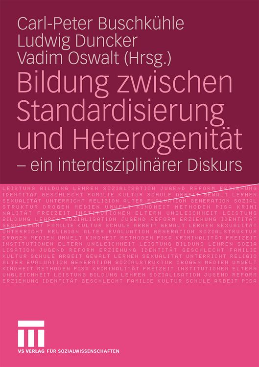 Produktbild: Bildung zwischen Standardisierung und Heterogenit&auml;t