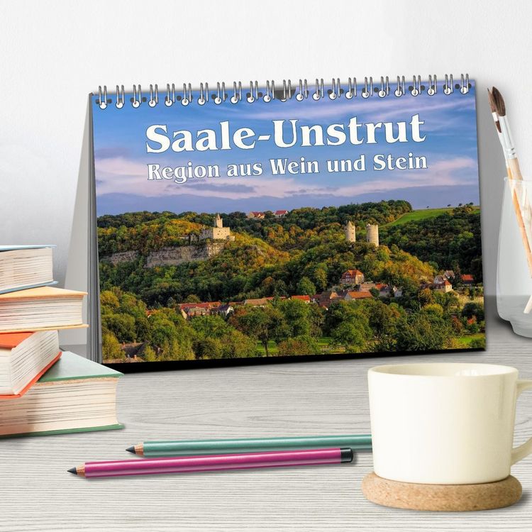 Produktbild: Saale-Unstrut - Region aus Wein und Stein (Tischkalender 2026 DIN A5 quer), CALVENDO Monatskalender