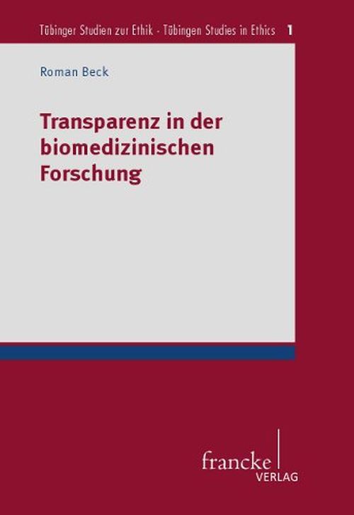 Produktbild: Transparenz in der biomedizinischen Forschung