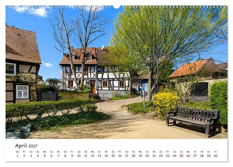 Produktbild: Hofheim Idylle am Tauns (Wandkalender 2027 DIN A2 quer), CALVENDO Monatskalender