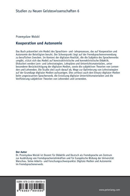Produktbild: Kooperation und Autonomie