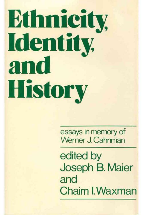 Produktbild: Ethnicity, Identity, and History