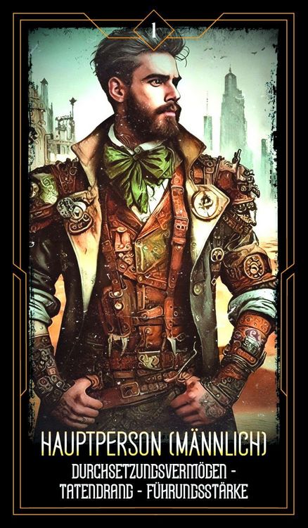 Produktbild: Steampunk Kipper - 36 Kipperkarten und 144-seitiges Booklet (Cyberpunk)