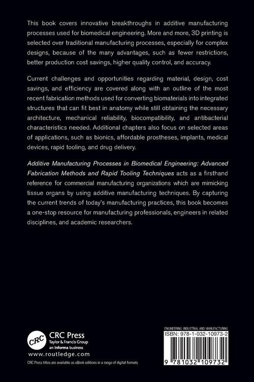 Produktbild: Additive Manufacturing Processes in Biomedical Engineering