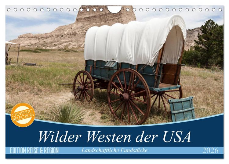 Produktbild: Wilder Westen USA (Wandkalender 2026 DIN A4 quer), CALVENDO Monatskalender
