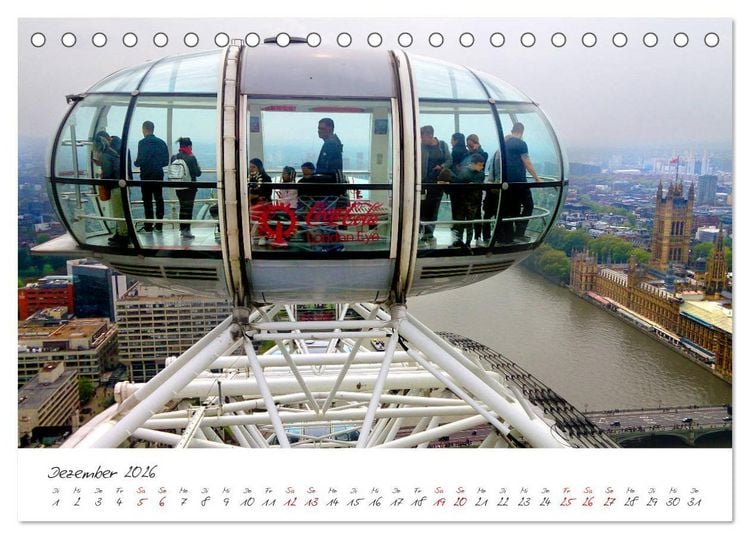 Produktbild: London - Metropole zwischen Tradition und Moderne (Tischkalender 2026 DIN A5 quer), CALVENDO Monatskalender