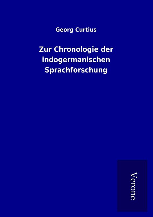 Produktbild: Zur Chronologie der indogermanischen Sprachforschung