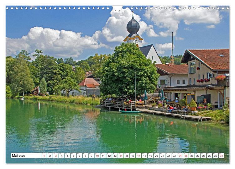 Produktbild: Chiemsee - Sommerferien am bayrischen Meer (Wandkalender 2026 DIN A3 quer), CALVENDO Monatskalender