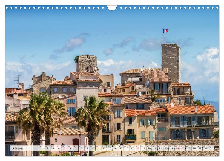 Produktbild: ANTIBES Idyllische Impressionen (Wandkalender 2026 DIN A3 quer), CALVENDO Monatskalender