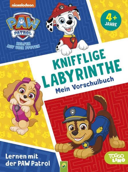 Produktbild: Lernen mit der PAW Patrol: Knifflige Labyrinthe. Mein Vorschulbuch