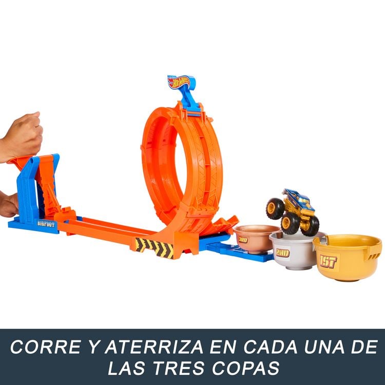 Produktbild: Hot Wheels Monster Trucks 2-in-1 Loop & Flip Challenge