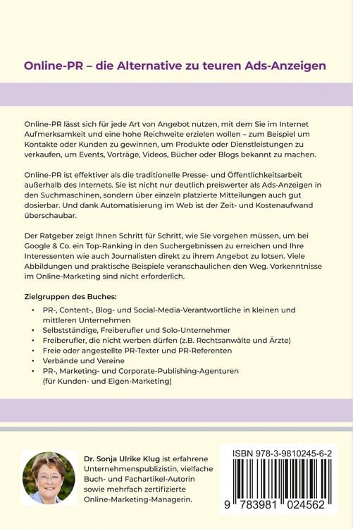 Produktbild: Wirkungsvolle Online-PR