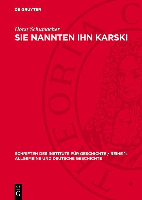 Produktbild: Sie nannten ihn Karski