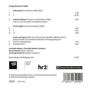 Produktbild: George Benjamin - Ensemble Modern