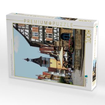Produktbild: CALVENDO Puzzle Winnenden: Altes Rathaus, Marktbrunnen und Schwaikheimer Tor | 1000 Teile Lege-Gr&ouml;&szlig;e 64x48cm Foto-Puzzle f&uuml;r gl&uuml;ckliche Stunden