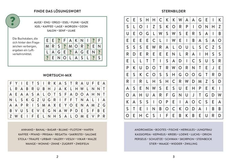 Produktbild: Wortsuchr&auml;tsel I &Uuml;ber 250 R&auml;tsel
