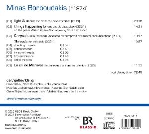 Produktbild: Minas Borboudakis: light & ashes