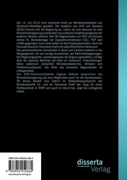 Produktbild: Der Kraftakt - Die Minderheitsregierung als Option im Vielparteienparlament der Bundesrepublik