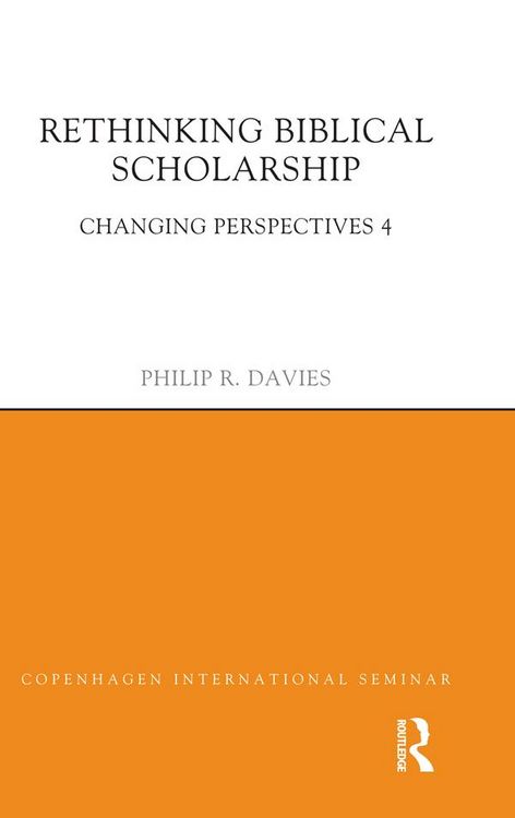 Produktbild: Rethinking Biblical Scholarship