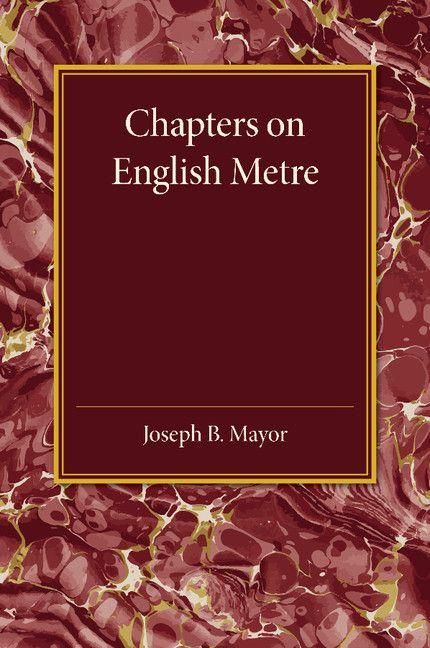 Produktbild: Chapters on English Metre