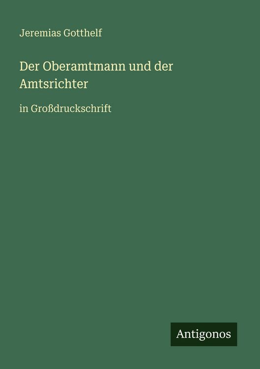 Produktbild: Der Oberamtmann und der Amtsrichter