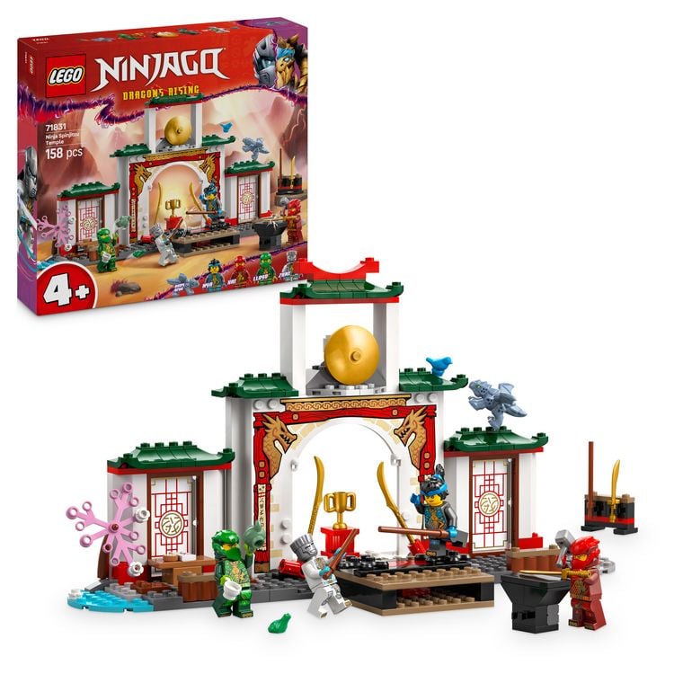 Produktbild: LEGO NINJAGO Spinjitzu-Tempel der Ninja - Set mit 4 Minifiguren 71831