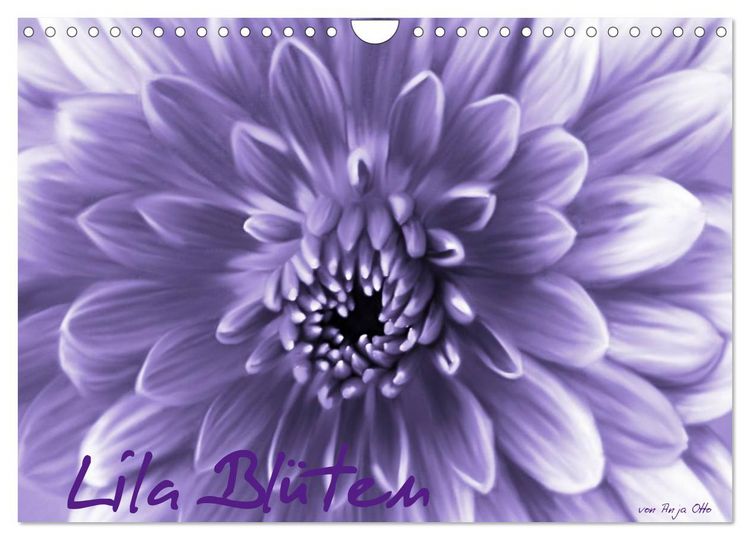 Produktbild: Lila Bl&uuml;ten (Wandkalender 2026 DIN A4 quer), CALVENDO Monatskalender