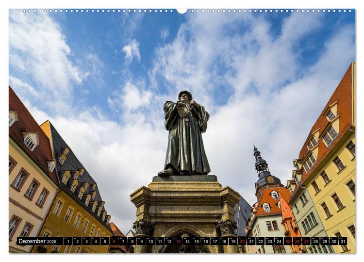 Produktbild: Lutherstadt Eisleben Impressionen (hochwertiger Premium Wandkalender 2026 DIN A2 quer), Kunstdruck in Hochglanz