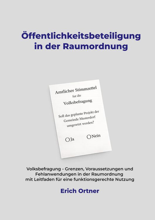 Produktbild: &Ouml;ffentlichkeitsbeteiligung in der Raumordnung