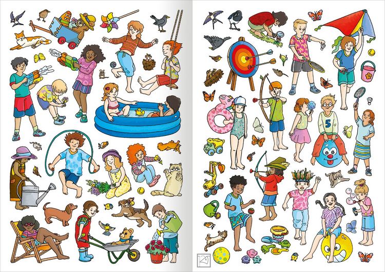 Produktbild: Mein Garten-Stickerheft
