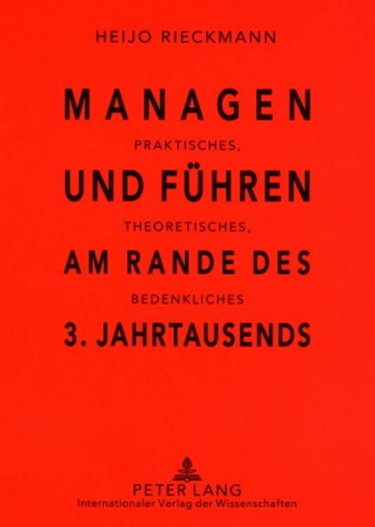 Produktbild: Managen und F&uuml;hren am Rande des 3. Jahrtausends