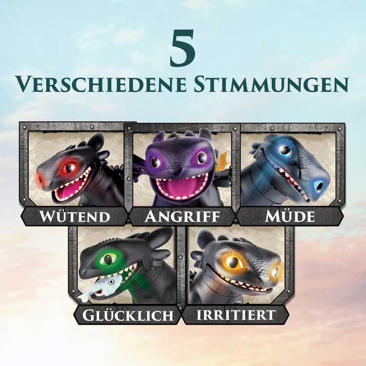 Produktbild: Drachenz&auml;hmen leicht gemacht - Interaktive Drachenfigur Ohnezahn mit LIcht- & Soundeffekten und Trainings- und Spielfunktionen&nbsp;