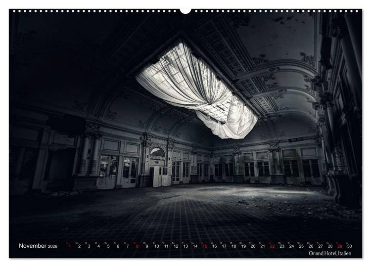 Produktbild: Lost in Decay 2026 - Die &Auml;sthetik des Verfalls (hochwertiger Premium Wandkalender 2026 DIN A2 quer), Kunstdruck in Hochglanz