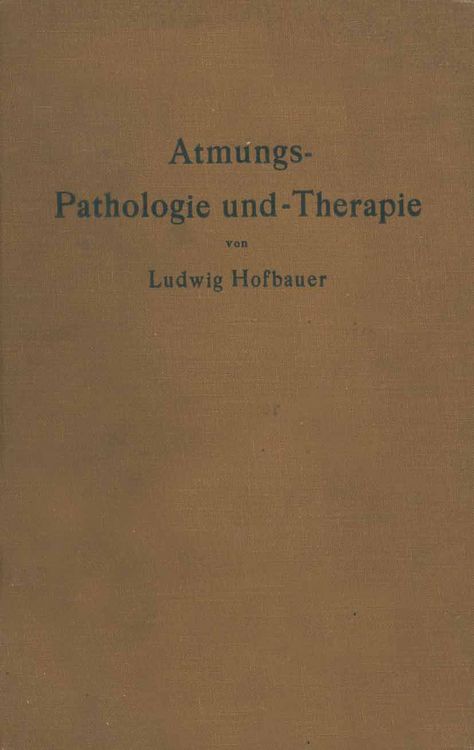Produktbild: Atmungs-Pathologie und -Therapie