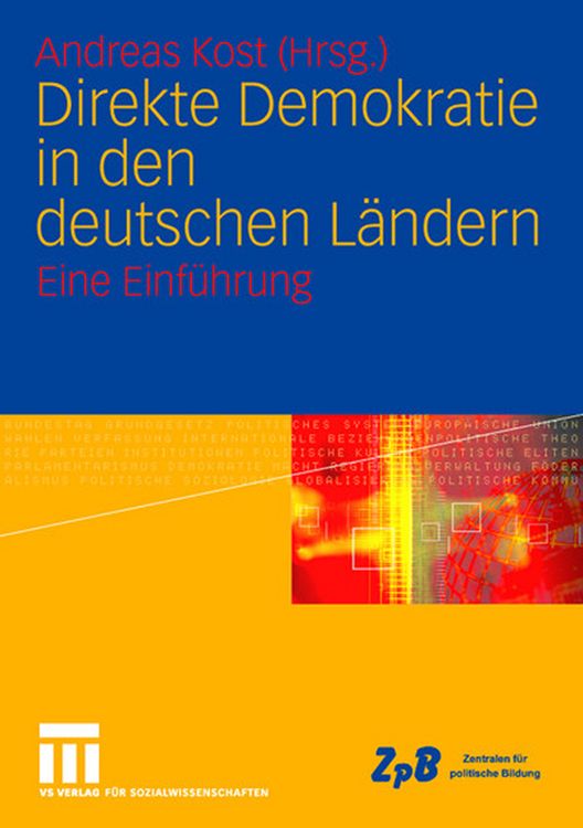 Produktbild: Direkte Demokratie in den deutschen L&auml;ndern
