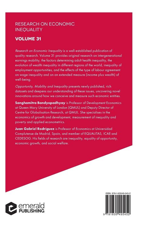 Produktbild: Opportunity, Mobility and Inequality